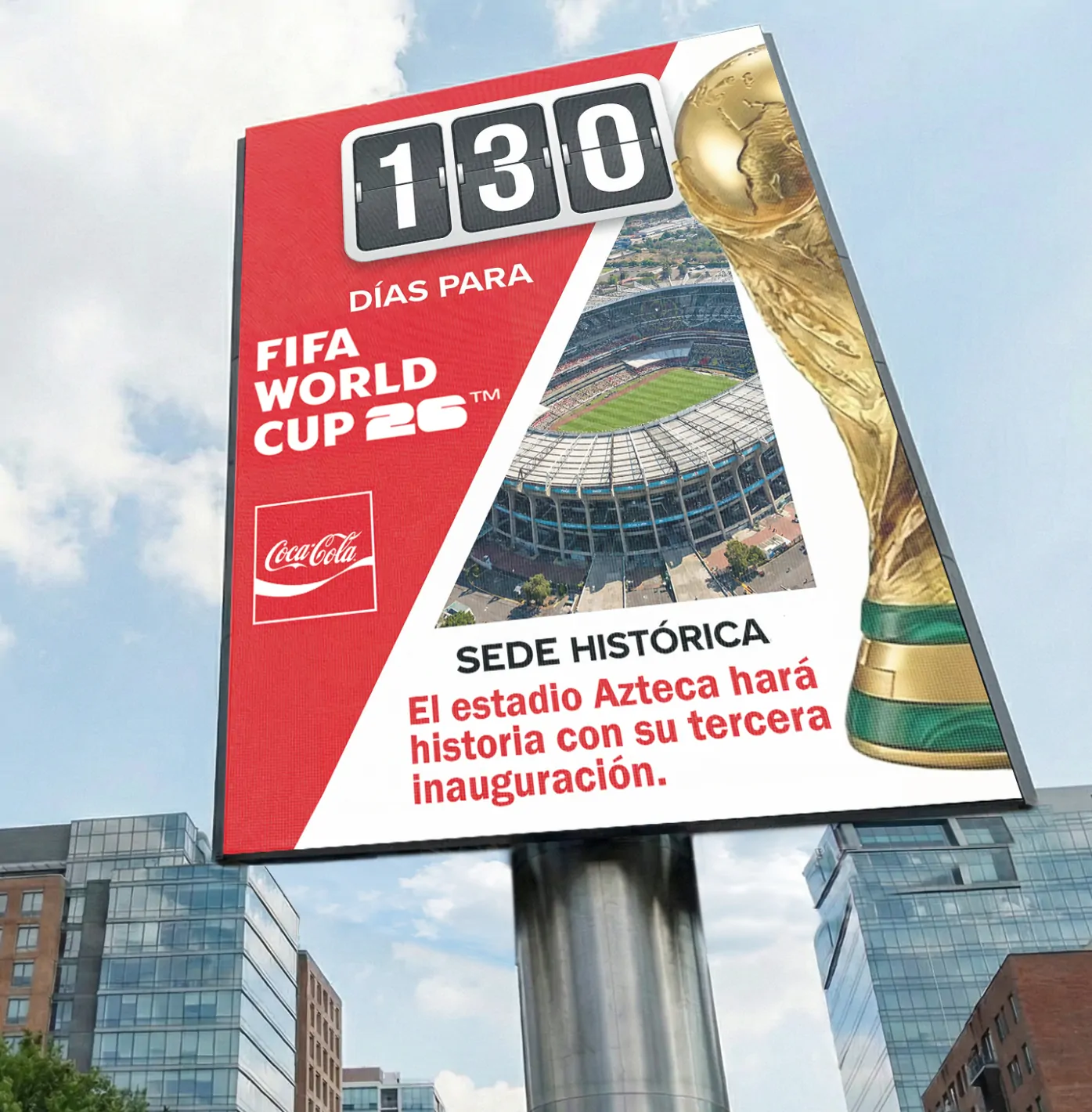 Cuenta regresiva de Coca-Cola para la Copa Mundial