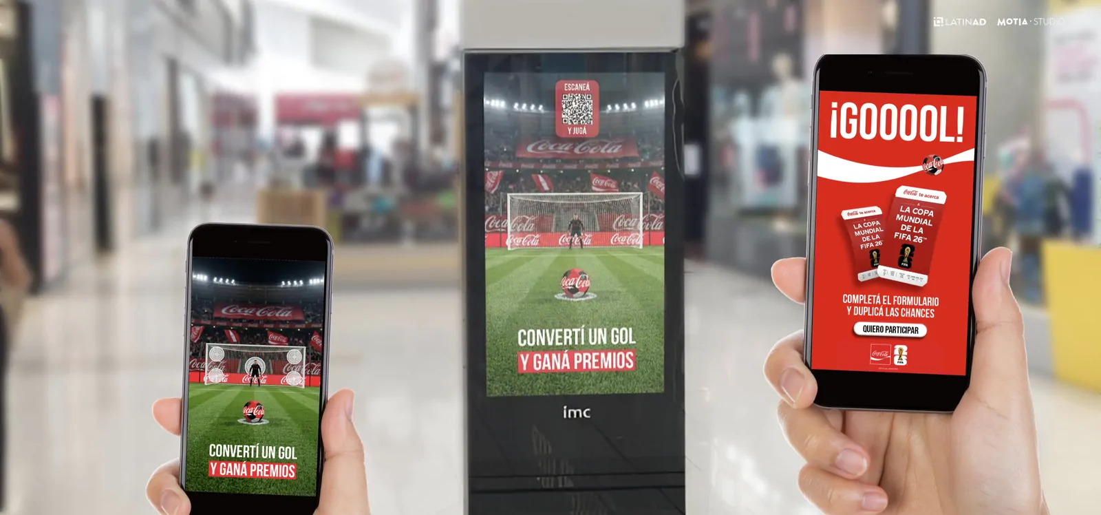 Juego interactivo "Convierte un gol" desde el celular