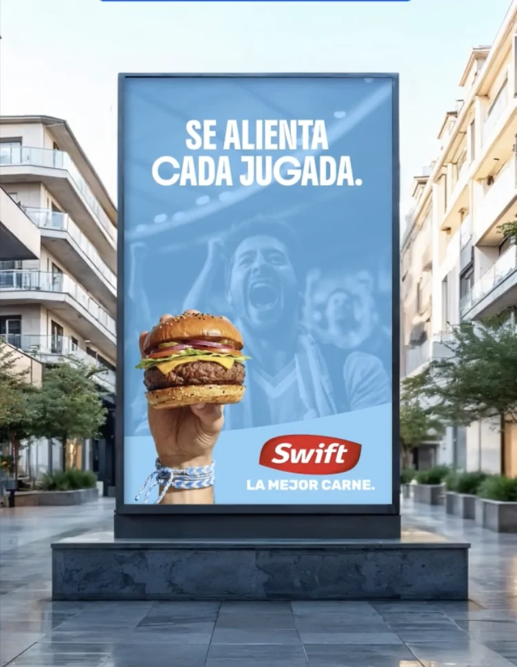 Pantalla de Swift que se actualiza con el partido en tiempo real